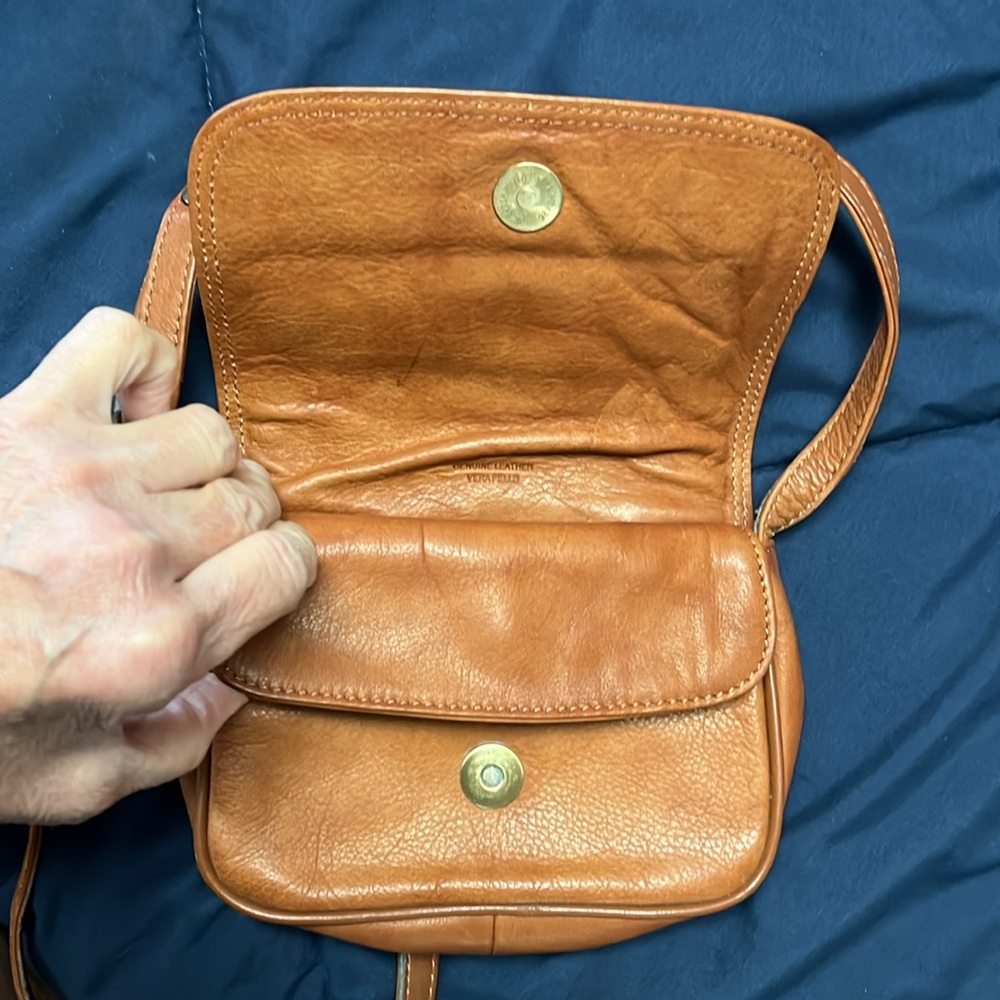 Nuvola Pelle Small Tan Leather Crossbody Bag